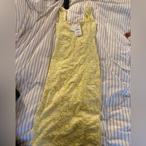 STRETCH SQUARE NECK Zara DRESS